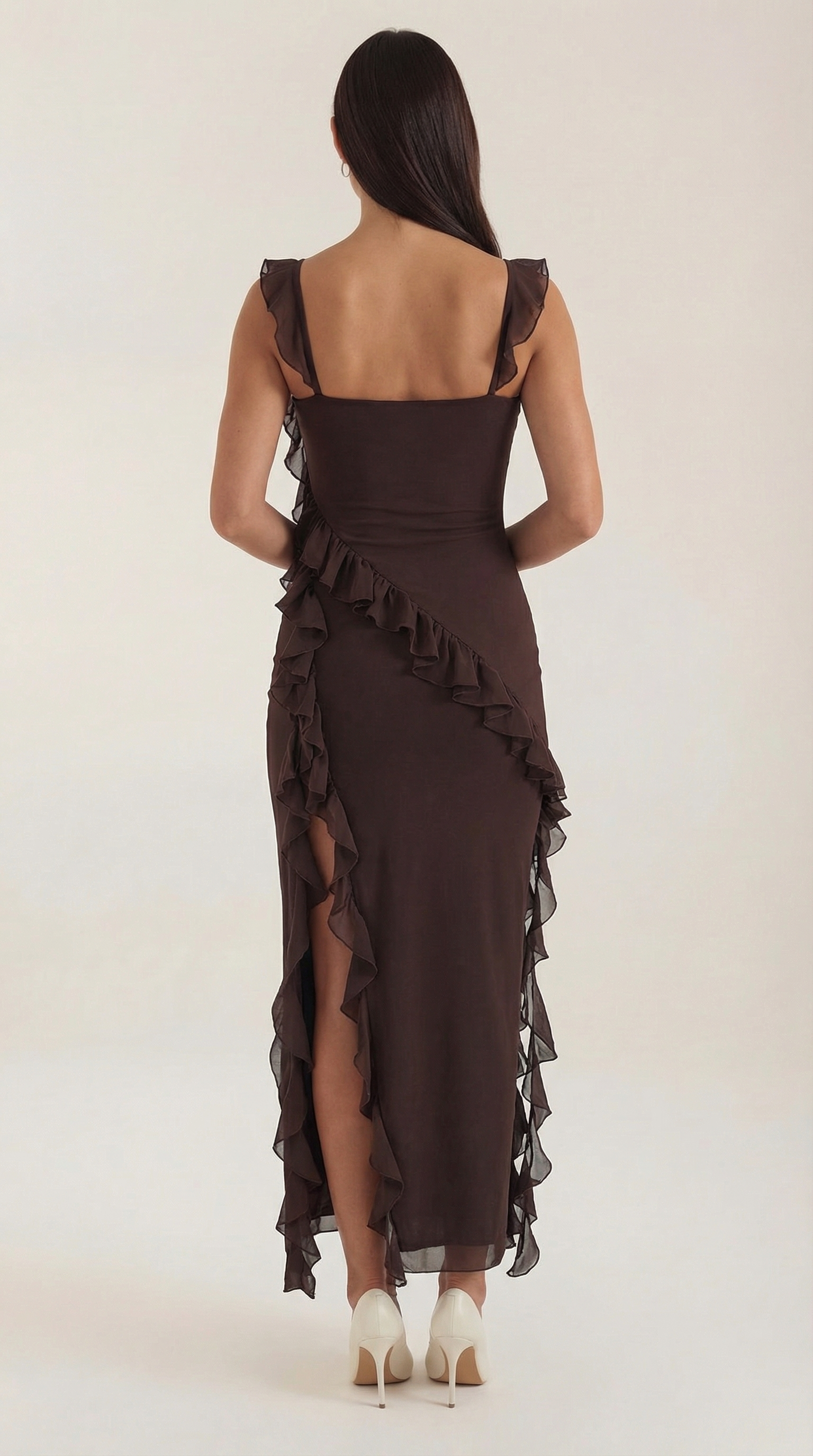 Maxi Vestido con Volantes Susan