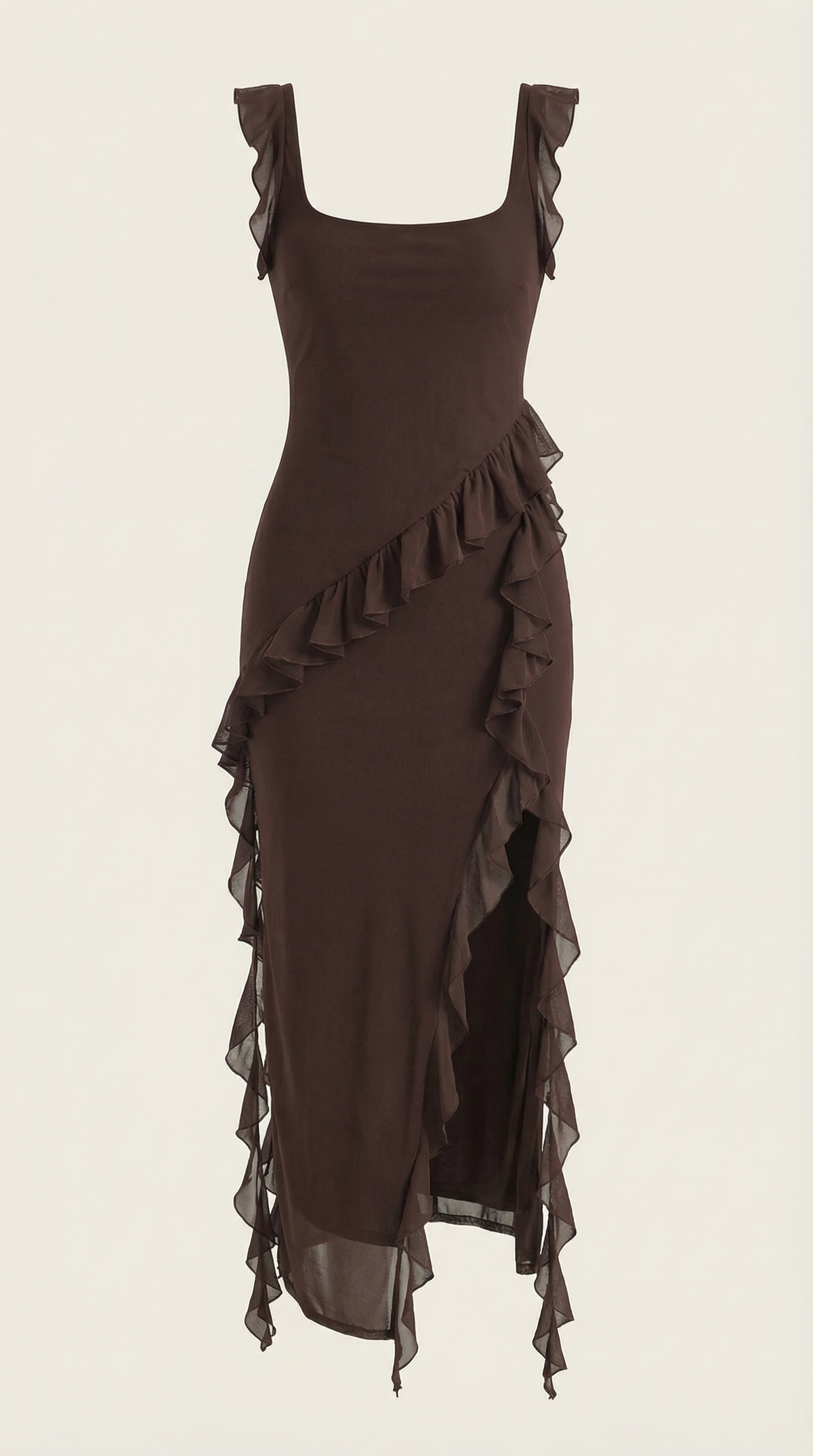 Maxi Vestido con Volantes Susan